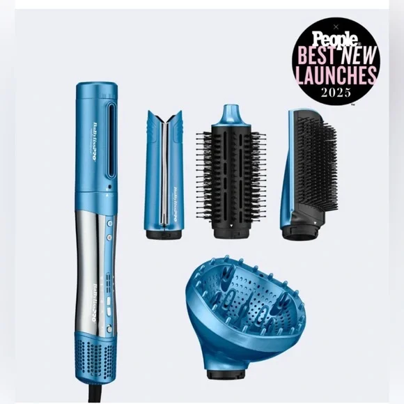 BaBylissPRO Nano Titanium StyleSwitch Ionic Multi-Styler/Hairdryer w/Travel Case - Picture 6 of 8